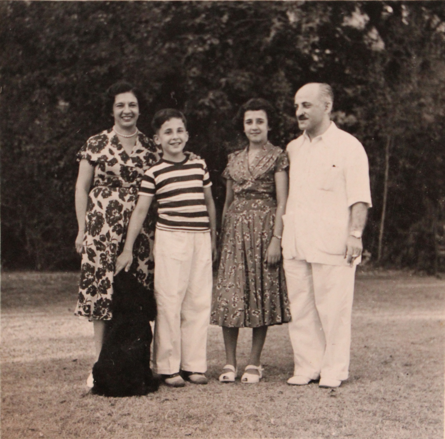A photo given to Mrs Rokhri by Hazel Kahan of her family when she visited the house